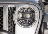 Rugged Ridge 18-20 Jeep Wrangler JL / 2020 Jeep Gladiator JT Black Elite Headlight Guards Black thumbnail 1