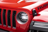Rugged Ridge 18-20 Jeep Wrangler JL / 2020 Jeep Gladiator JT Black Elite Headlight Guards Black thumbnail 3
