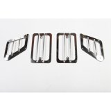 Rugged Ridge 97-06 Jeep Wrangler TJ Stainless Steel Side Marker / Turn Signal Euro Guard Set thumbnail 4