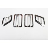 Rugged Ridge 97-06 Jeep Wrangler TJ Stainless Steel Side Marker / Turn Signal Euro Guard Set thumbnail 6