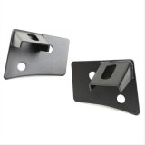 Rugged Ridge 07-18 Jeep Wrangler JK Textured Black Windshield Aux. Light Mounting Brackets thumbnail 1