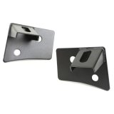 Rugged Ridge 07-18 Jeep Wrangler JK Textured Black Windshield Aux. Light Mounting Brackets thumbnail 2