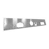 Rugged Ridge 76-86 Jeep CJ Stainless Steel Dash Panel w/ Gauge / Radio / Speaker Cut-Outs thumbnail 2