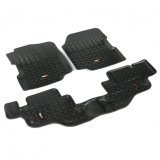 Rugged Ridge Floor Liner Front/Rear Black 1976-1986 Jeep CJ-7 / Jeep Wrangler 87-95 / YJ thumbnail 1