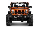 Rugged Ridge 07-18 Jeep Wrangler JK Textured Black Round A-Pillar LED Light Mount Kit thumbnail 1