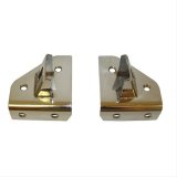 Rugged Ridge 76-95 Jeep Wrangler Stainless Steel Windshield Light Mounting Brackets thumbnail 1