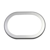 Rugged Ridge 07-10 Jeep Wrangler JK w/ Manual Transmission Silver Shifter Bezel Trim thumbnail 1