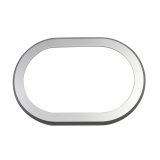 Rugged Ridge 07-10 Jeep Wrangler JK w/ Manual Transmission Silver Shifter Bezel Trim thumbnail 2