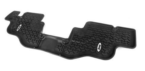Rugged Ridge Floor Liner Rear Black 1976-1986 Jeep Logo CJ-7 87-95 Jeep Wrangler YJ thumbnail 8
