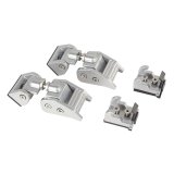 Rugged Ridge 202018-20 Jeep Wrangler JL / 2020 Jeep Gladiator Silver Hood Catch Kit thumbnail 2