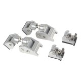 Rugged Ridge 202018-20 Jeep Wrangler JL / 2020 Jeep Gladiator Silver Hood Catch Kit thumbnail 3