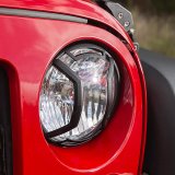 Rugged Ridge 07-18 Jeep Wrangler JK/JKU Textured Black Elite Headlight Euro Guards thumbnail 3