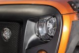 Rugged Ridge 07-18 Jeep Wrangler JK/JKU Textured Black Elite Headlight Euro Guards thumbnail 4