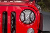 Rugged Ridge 07-18 Jeep Wrangler JK/JKU Textured Black Elite Headlight Euro Guards thumbnail 5