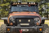 Rugged Ridge 07-18 Jeep Wrangler JK/JKU Textured Black Elite Headlight Euro Guards thumbnail 7