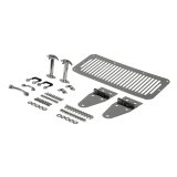 Rugged Ridge 76-86 Jeep CJ / 87-95 Jeep Wrangler Stainless Steel Hood Dress Up Kit thumbnail 2