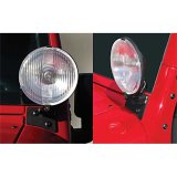 Rugged Ridge 07-18 Jeep Wrangler JK Back Windshield Aux. Light Mounting Brackets thumbnail 3
