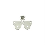 Rugged Ridge 76-95 Jeep CJ / Jeep Wrangler Stainless Steel Windshield Bracket Set thumbnail 1