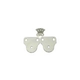 Rugged Ridge 76-95 Jeep CJ / Jeep Wrangler Stainless Steel Windshield Bracket Set thumbnail 2
