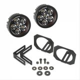 Rugged Ridge 07-18 Jeep Wrangler JK Bumper Mounted Circular LED Light & Mount Kit thumbnail 1