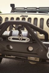 Rugged Ridge 07-18 Jeep Wrangler JK Bumper Mounted Circular LED Light & Mount Kit thumbnail 4