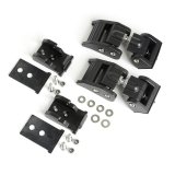 Rugged Ridge 2018-20 Jeep Wrangler JL / 2020 Jeep Gladiator JT Black Hood Catch thumbnail 1