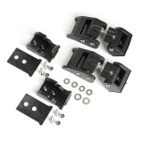 Rugged Ridge 2018-20 Jeep Wrangler JL / 2020 Jeep Gladiator JT Black Hood Catch thumbnail 2