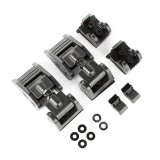 Rugged Ridge 2018-20 Jeep Wrangler JL / 2020 Jeep Gladiator JT Black Hood Catch thumbnail 3