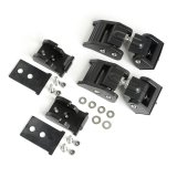 Rugged Ridge 2018-20 Jeep Wrangler JL / 2020 Jeep Gladiator JT Black Hood Catch thumbnail 4