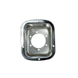 Rugged Ridge 76-95 Jeep CJ / Jeep Wrangler YJ Stainless Steel Fuel Filler Bezel thumbnail 1