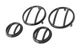 Rugged Ridge 07-18 Jeep Wrangler JK Turn Signal & Side Euro Style Marker Guard thumbnail 1