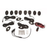 Rugged Ridge 07-18 Jeep Wrangler JK White 4-Piece LED Rock Light Kit w/ Harness thumbnail 2