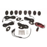 Rugged Ridge 07-18 Jeep Wrangler JK White 4-Piece LED Rock Light Kit w/ Harness thumbnail 4