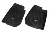 Rugged Ridge Floor Liner Front Black 2007-2018 Jeep Wrangler Unlimited JK 4 Dr thumbnail 1
