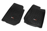 Rugged Ridge Floor Liner Front Black 2007-2018 Jeep Wrangler Unlimited JK 4 Dr thumbnail 2