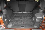 Rugged Ridge Floor Liner Cargo Black 2007-2018 Jeep Wrangler Unlimited JK 4 Dr thumbnail 3