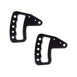 Rugged Ridge Aluminum Grab Handles Front Pair Black 07-18 Jeep Wrangler JK/JKU thumbnail 1