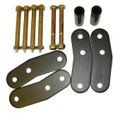 Rugged Ridge HD Rear Leaf Spring Shackles 87-95 Jeep Wrangler Jeep Wrangler YJ thumbnail 1