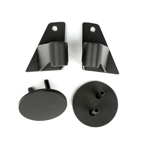 Rugged Ridge 07-18 Jeep Wrangler JK Textured Black Mirror Relocation Brackets thumbnail 1