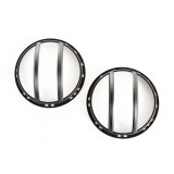 Rugged Ridge 07-18 Jeep Wrangler JK Black Elite Pivotal Headlight Euro Guard thumbnail 1