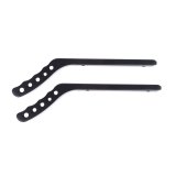 Rugged Ridge Aluminum Grab Handles Rear Pair Black 07-18 Jeep Wrangler JK/JKU thumbnail 1