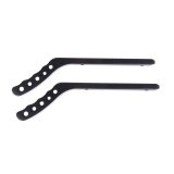 Rugged Ridge Aluminum Grab Handles Rear Pair Black 07-18 Jeep Wrangler JK/JKU thumbnail 2