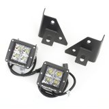 Rugged Ridge 76-95 Jeep Wrangler CJ/YJ Square Windshield LED Kit w/ Brackets thumbnail 2