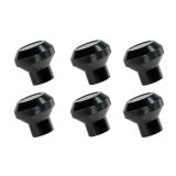 Rugged Ridge 76-86 Jeep CJ Black Billet Stainless Steel Dash Knob Set Billet thumbnail 3