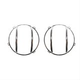 Rugged Ridge 07-18 Jeep Wrangler JK Stainless Steel Headlight Euro Guard Kit thumbnail 1