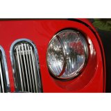 Rugged Ridge 07-18 Jeep Wrangler JK Stainless Steel Headlight Euro Guard Kit thumbnail 5
