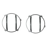 Rugged Ridge 07-18 Jeep Wrangler JK Stainless Steel Headlight Euro Guard Kit thumbnail 6