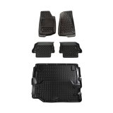 Rugged Ridge Floor Liner Kit Black F/R/Full Cargo 18-20 Jeep Wrangler JL 2Dr thumbnail 1