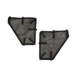 Rugged Ridge Fortis Tube Door Covers Rear Pair Black 18-20 Jeep Wrangler JLU thumbnail 1