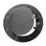 Rugged Ridge 07-18 Jeep Wrangler JK Textured Black Non-Locking Gas Cap Door thumbnail 3